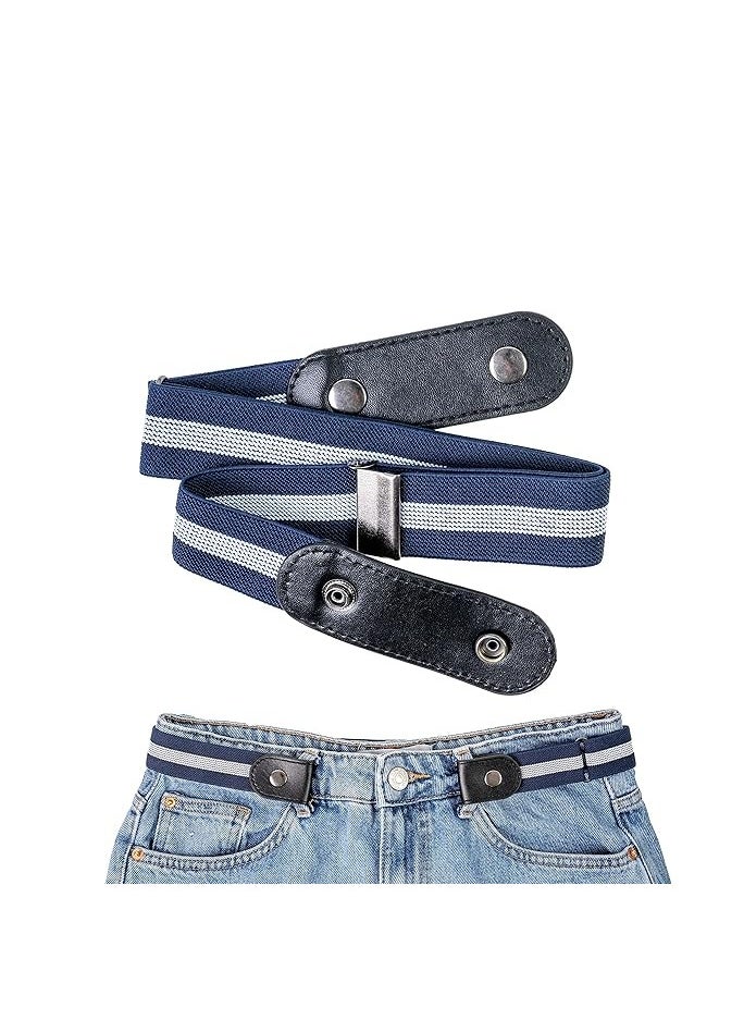 Generic Belts Buckle-Free Waist Jeans Pants No Buckle Stretch Elastic Waist Belt  - Image 1