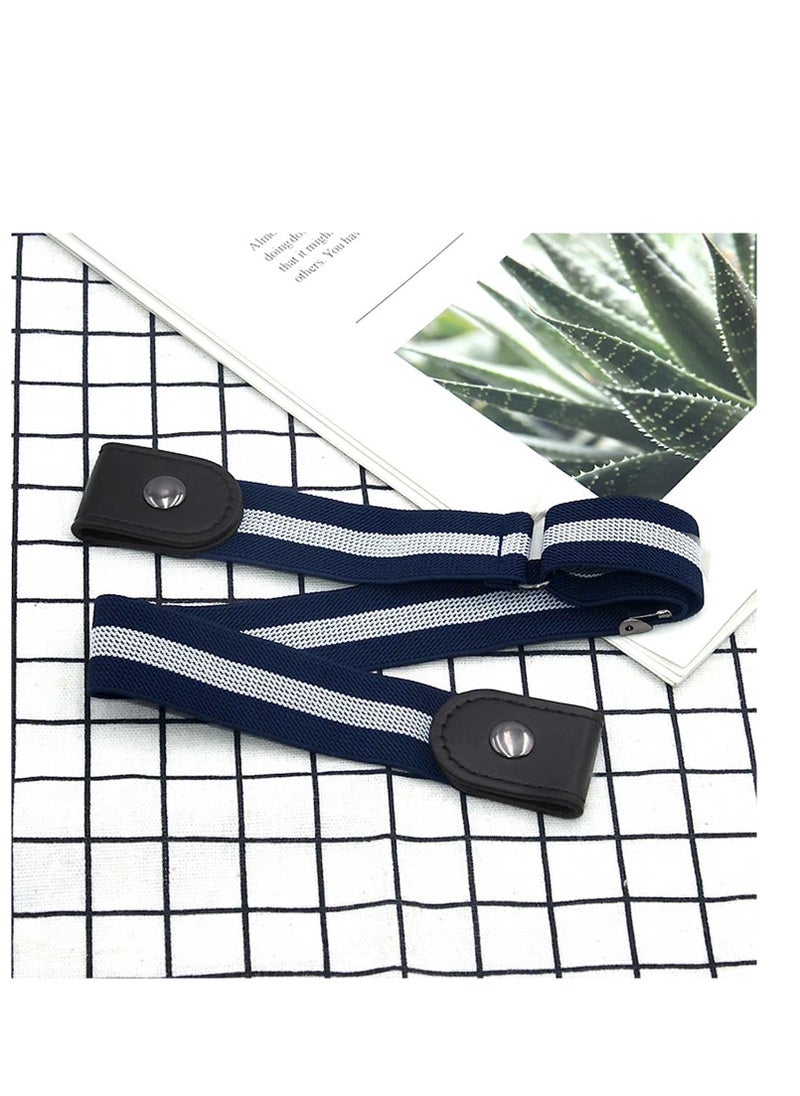Generic Belts Buckle-Free Waist Jeans Pants No Buckle Stretch Elastic Waist Belt  - Image 4