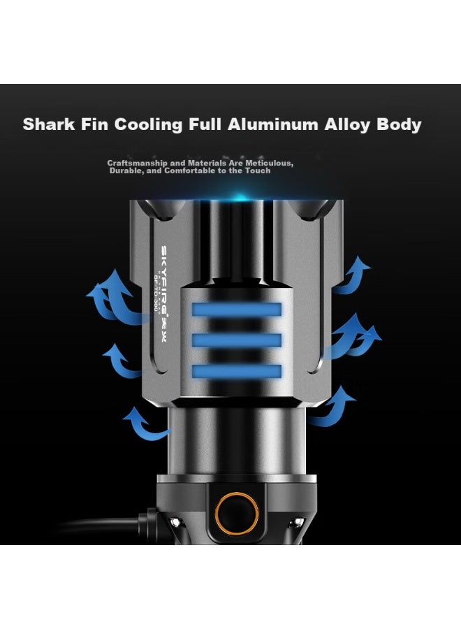 SkyFire Tianhuo Headlamp High Brightness Ultra Long Battery Life 200000 Penetrating Beam Fishing Construction Head-mounted Night Fishing Sea Hunting Light - Image 5