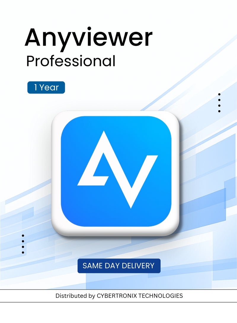 AOMEI Anyviewer Professional |  1 Year | Digital License | SAME DAY DELIVERY