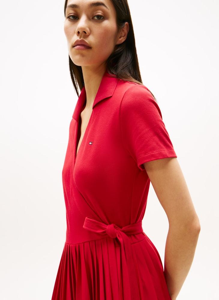 TOMMY HILFIGER 1985 PLEATED WRAP POLO DRS - Image 3