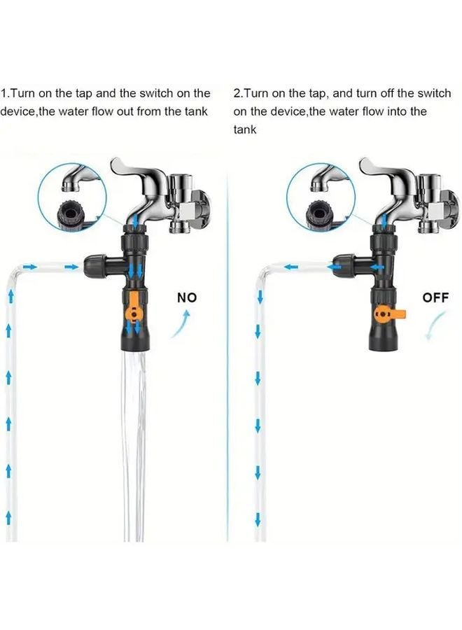 Variant Quick Water Changer Aquarium Siphon Vacuum Cleaner No Battery Needed - Image 4