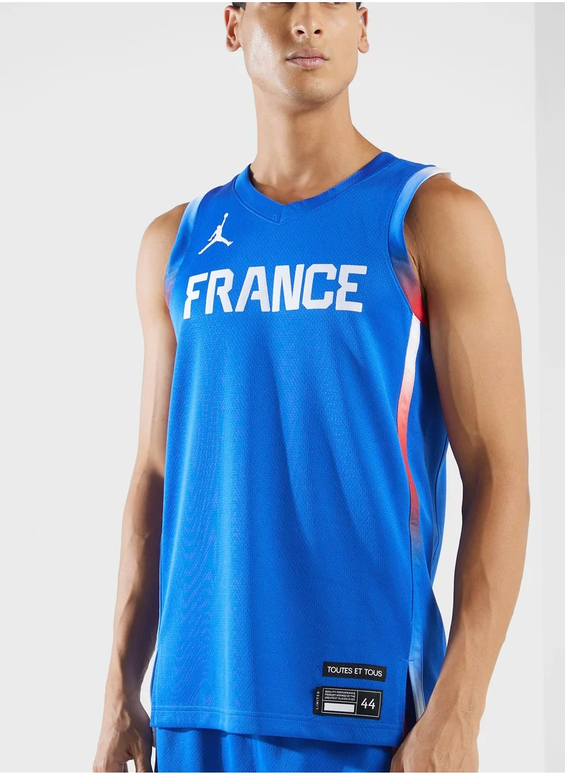 Jordan France Limited Olympic Jersey
