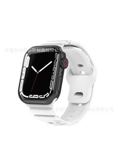 New Breathable Sweat-Proof Silicone Band for Apple Watch 1-8/Ultra White 42/44/45/49