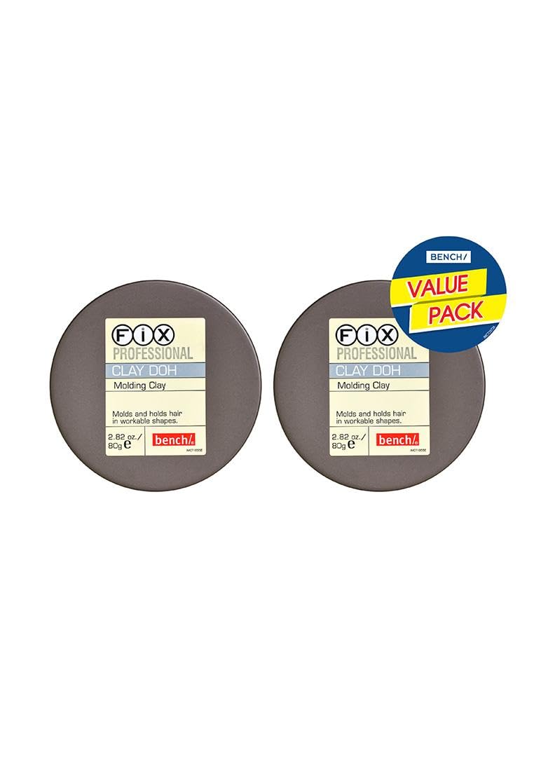 Bench Fix Clay Doh Hair Styling Products  Pack of 2 Gray Hair Styling Clay - Image 2