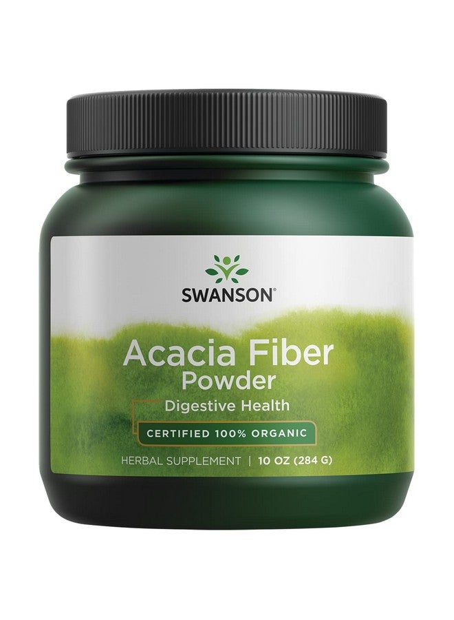 SWANSON مسحوق ألياف الأكاسيا العضوية المعتمدة 100% 10 أونصة (284 غ) - Image 2
