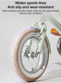 HELLO BABY 12 Inch Kids Bike High Carbon Steel Kids' Bike Children's Bicycle For 2-5 Years Old Girls And Boys With Training Wheels Wear-Resistant Tires Sensitive Handbrake Safe and Stable  - Image 3