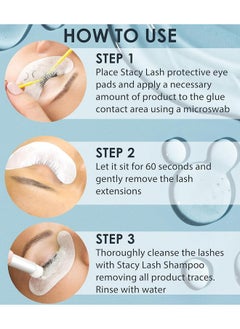 Stacy Lash Lash Remover for Lash Extensions by Stacy Lash (0.51 fl.oz / 15 ml) Eyelash Extension Remover / 60 Sec Dissolution Lash Glue Remover/Professional Eyelash Remover for Extensions/Lash Tech Supplies  - Image 5