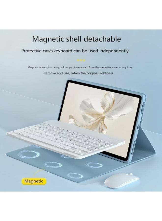 Backlight Keyboard Case Compatible with OnePlus Pad 3 13.2 inch 2025, Slim Cloth Texture Case with Detachable Wireless Bluetooth Keyboard  Bluetooth Mouse - Image 2