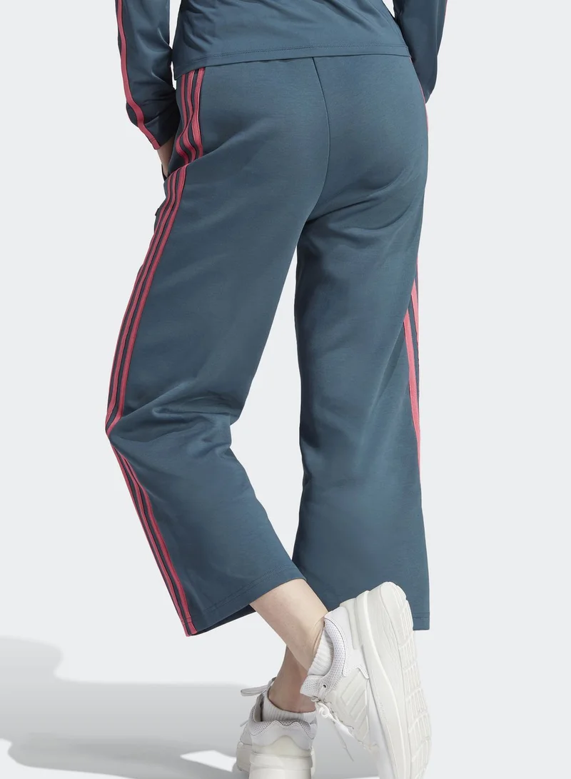 adidas بنطال بدلة رياضية بشعار الماركة