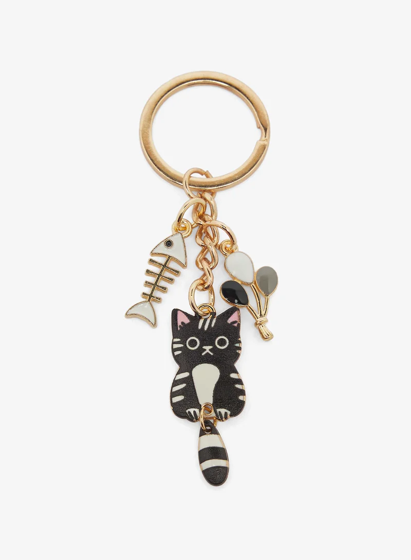 Ginger Cat Bag Charm