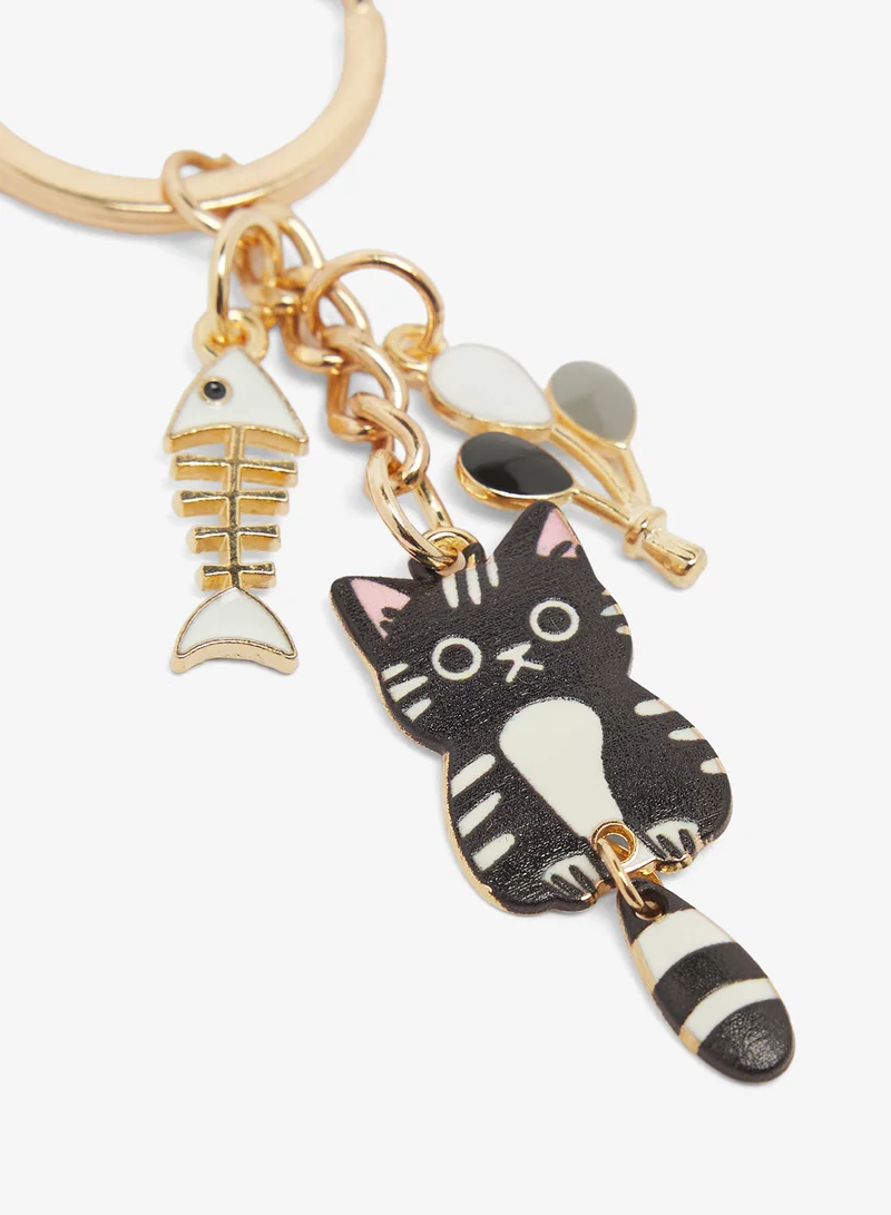 Ginger Cat Bag Charm