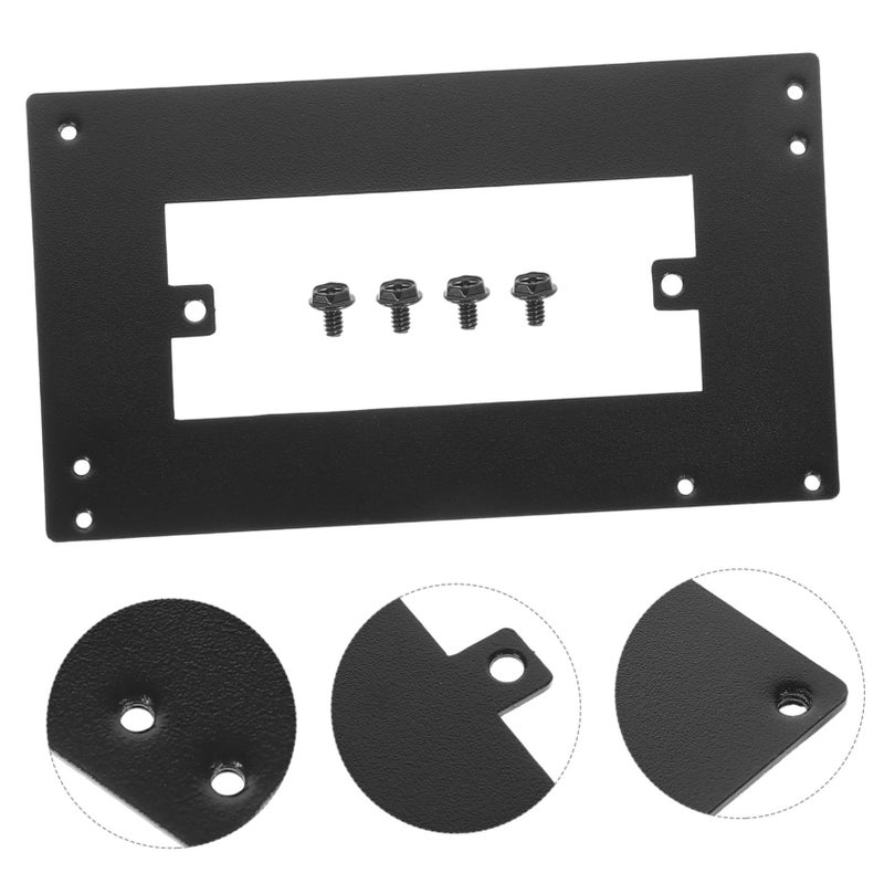 ATX To Power Supply Conversion Rack Aluminum Mounting Bracket Anodized Brushed Texture For Computer Case - Image 5