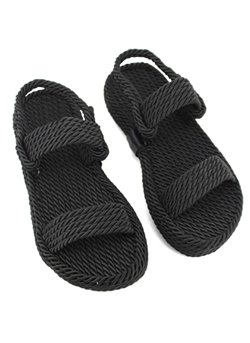 Mumka Rope Sandals Nomadic Strap - Black