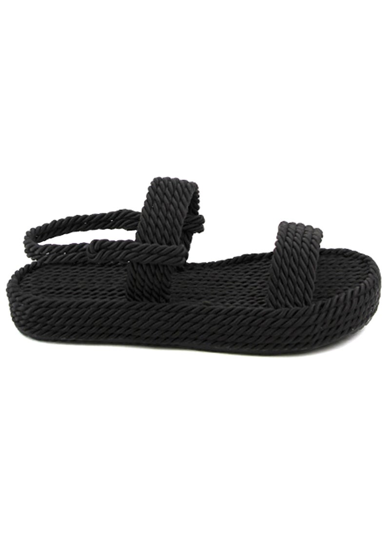 Mumka Rope Sandals Nomadic Strap - Black - Image 1
