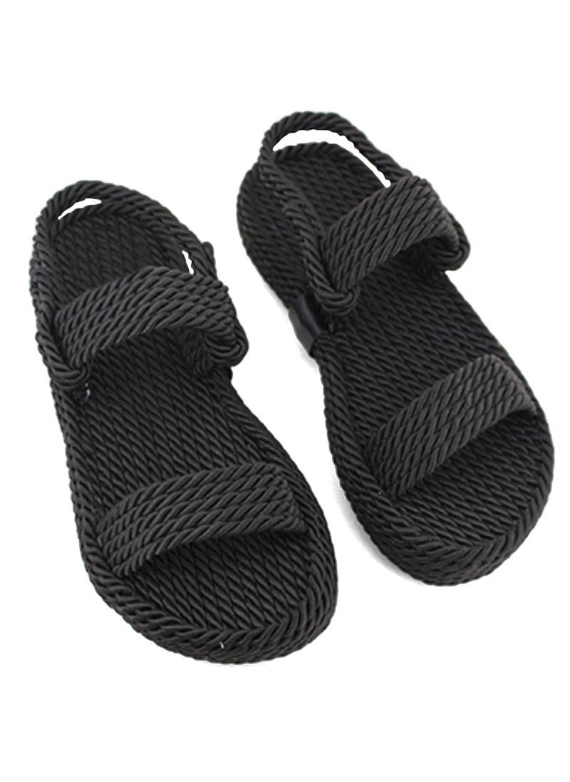 Mumka Rope Sandals Nomadic Strap - Black - Image 4