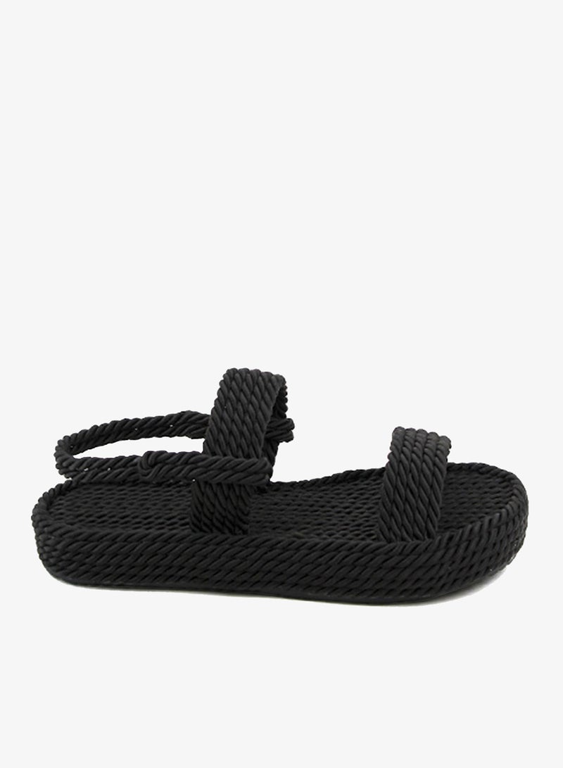Mumka Rope Sandals Nomadic Strap - Black - Image 2
