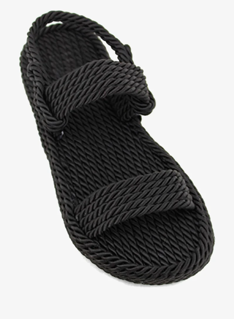 Mumka Nomadic Strap - Black Rope Sandals Nomadic Strap - Black for Women | Best Price UAE