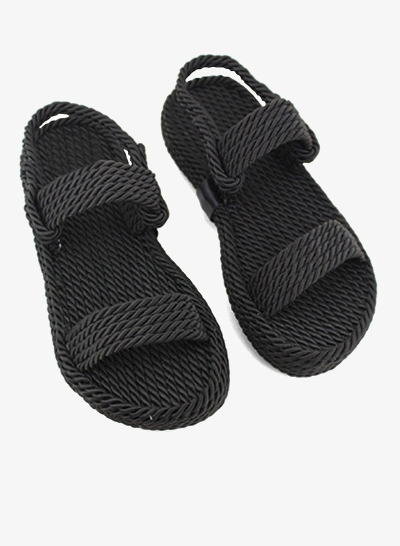 Mumka Rope Sandals Nomadic Strap - Black - Image 5