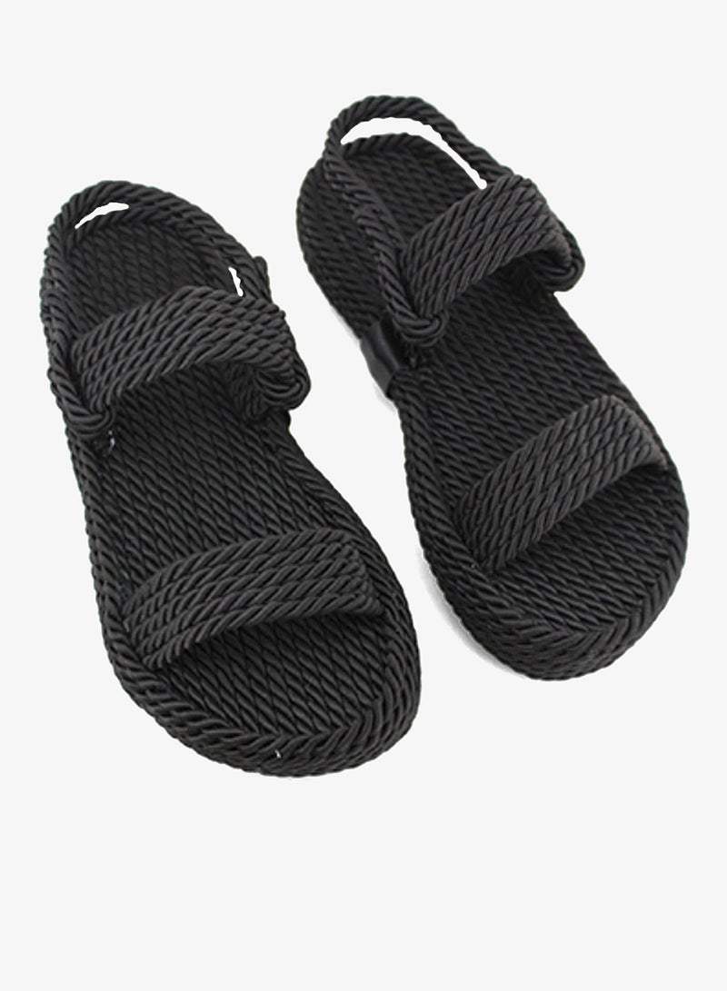 Mumka Rope Sandals Nomadic Strap - Black - Image 4