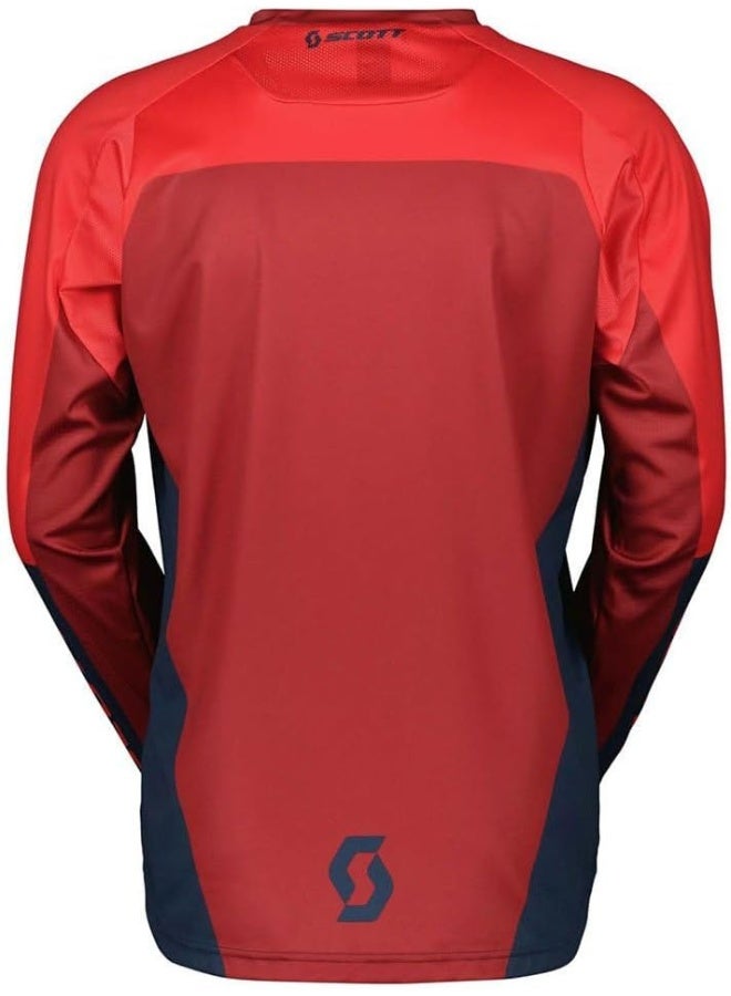 Scott Scott Evo Track MX Motocross Jersey/DH - Blue/Red - Image 2