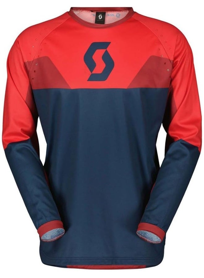 Scott Scott Evo Track MX Motocross Jersey/DH - Blue/Red - Image 1