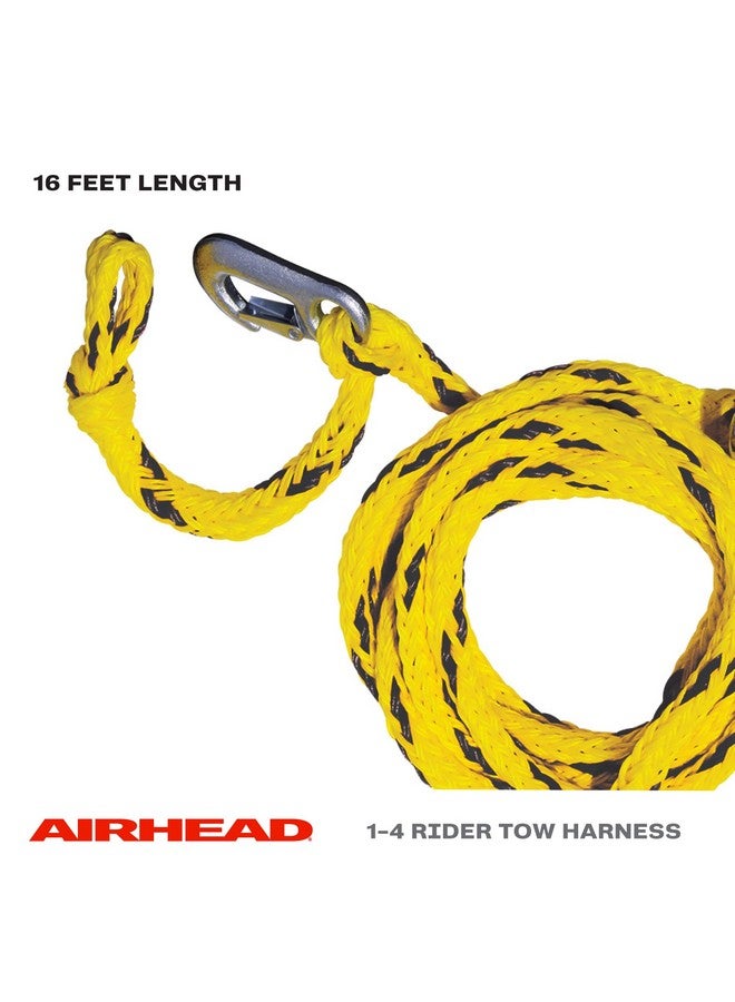 Airhead Heavy Duty Tow Harness For 14 Rider Towable Tubes, Water Skis, Wakesurf Boards And Wakeboards, 12Feet,Black - Image 3