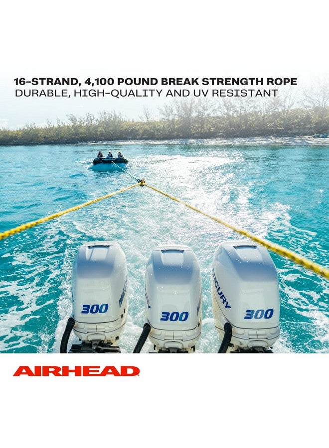 Airhead Heavy Duty Tow Harness For 14 Rider Towable Tubes, Water Skis, Wakesurf Boards And Wakeboards, 12Feet,Black - Image 5