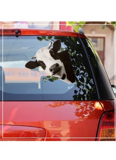 Excefore Window Decals for Living Room Door Farm Kitchen Decor, Funny Cow Wall Decal, Window Stickers, Animal Wall Decals, Realistic Peeking Cow Print Stickers for Bedroom Decor,  (4Pcs, Cow)  - Image 4