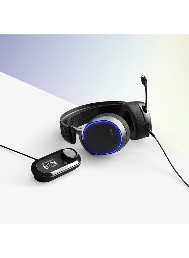 steelseries Arctis Pro + GameDAC Wired Gaming Headset - Certified Hi-Res Audio - Dedicated DAC and Amp - for PS5/PS4 and PC - Black - Image 2