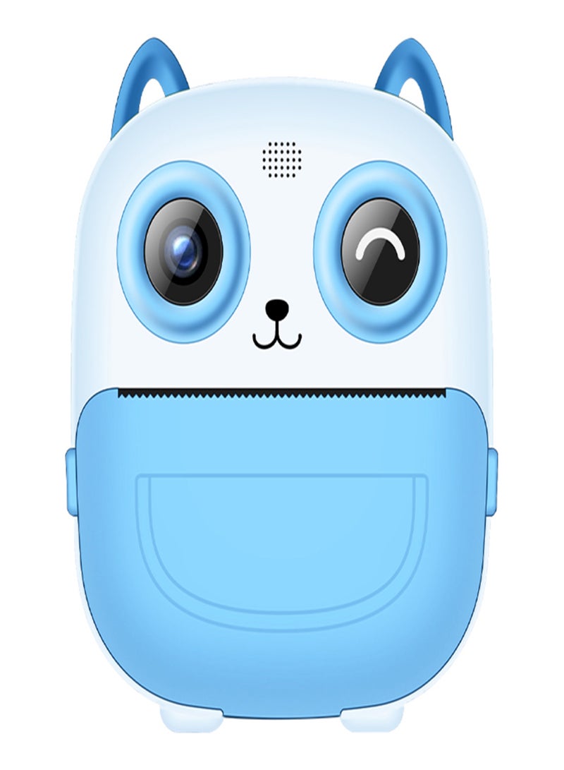 Generic Children's High Clear Instant Print Camera Mini Camera with Thermal Printing Fun Games Creative Graffiti 16-Level Grayscale Printing Rechargeable Battery - Image 1