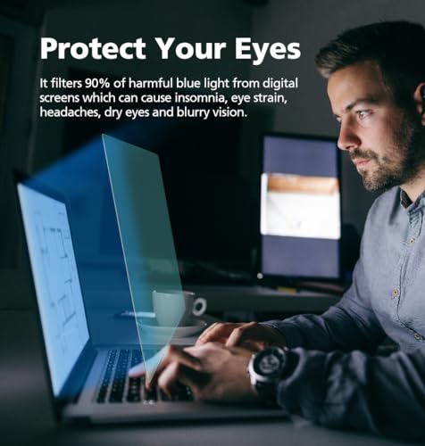 DIACUBE 2Pack 16 inch Anti Blue Light Screen Protector Eye Protection Anti Glare Matte Blue Light Blocking Screen Filter with All 16 Laptops with 1610 Aspect Ratio Reduce Eye Fatigue and Highly Responsive Touch - Image 3