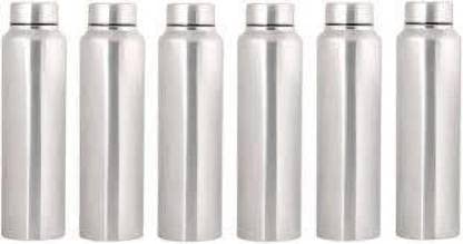 STEEPLE Stainless Steel Fridge Water BottleRefrigerator Bottle 1000 ml Bottle Pack of 6 SteelChrome Steel - Image 2