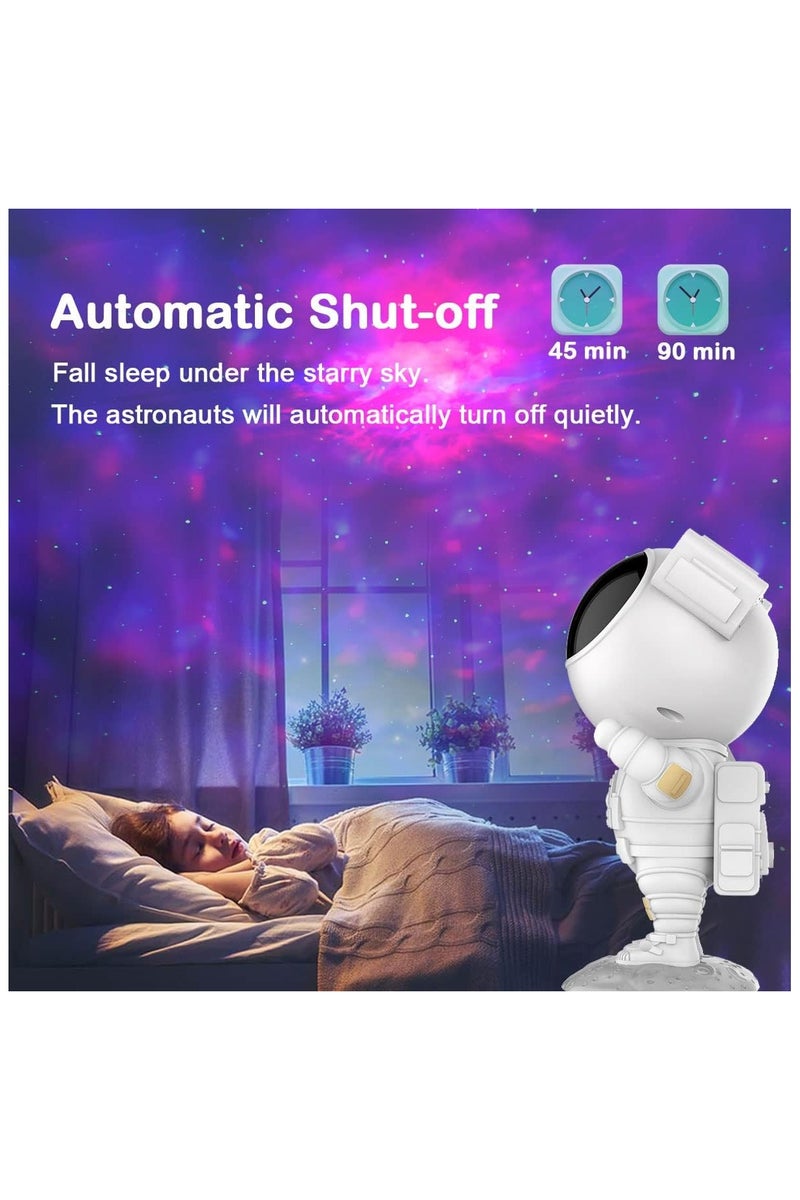التاليHIAS جهاز عرض مجرة رائد فضاء ليلي - مصباح LED يدور 360 درجة على شكل سديم نجمي للأطفال والكبار، مع جهاز تحكم عن بعد ومؤقت، ديكور غرفة نوم بموضوع الفضاء، هدية عيد ميلاد للأولاد والبنات. - Image 4