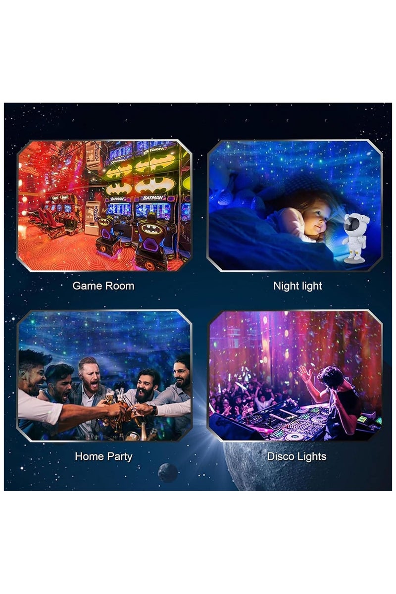 التاليHIAS جهاز عرض مجرة رائد فضاء ليلي - مصباح LED يدور 360 درجة على شكل سديم نجمي للأطفال والكبار، مع جهاز تحكم عن بعد ومؤقت، ديكور غرفة نوم بموضوع الفضاء، هدية عيد ميلاد للأولاد والبنات. - Image 3