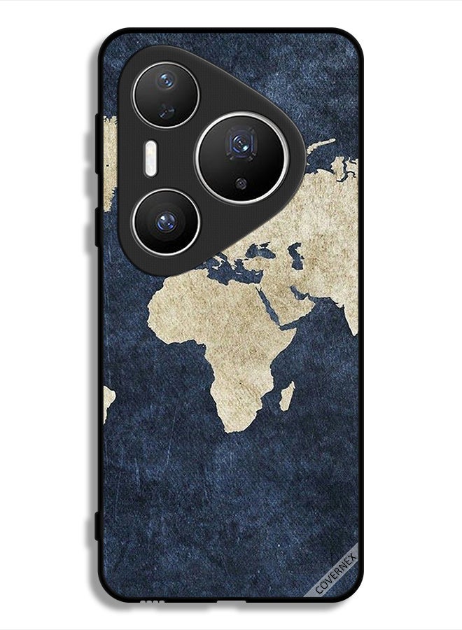 Covernex Huawei Pura 80 Pro Protective Case Cover Map On Jeans Pattern - Image 1