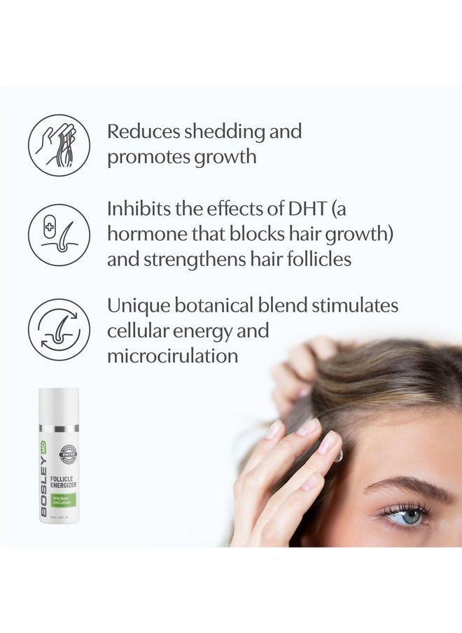 BOSLEYMD BosleyMD Follicle Energizer, DHT Blocker, Extra Strength Thinning Hair Treatment for Hair Loss and Hair Regrowth, Men and Women,1oz. and Value Kit (Packaging May Vary)  - Image 3