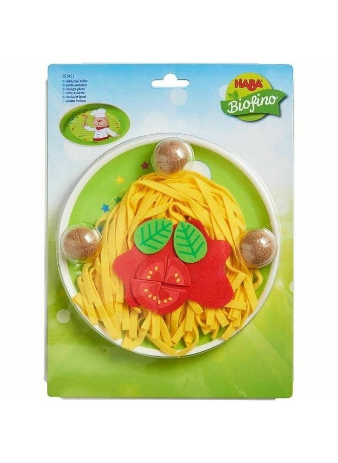 HABA - Biofino Spaghetti Bolognese Polyester Pasta And Meatballs For Pretend Role Play Dinner Fun - Image 1