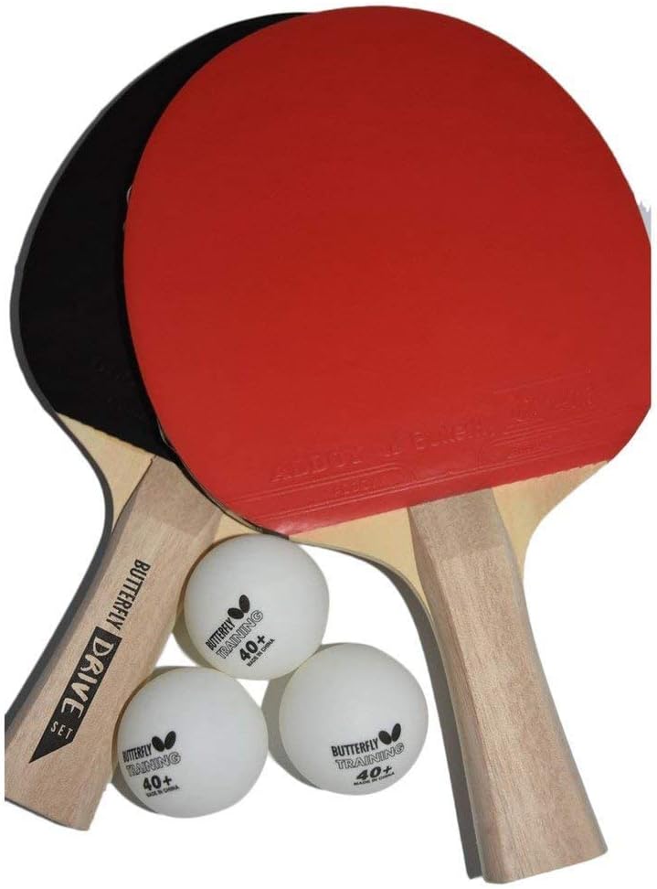 Butterfly Table Tennis Drive Set with 2 Bats and 3 Balls - ITTF Approved for Children - Image 2