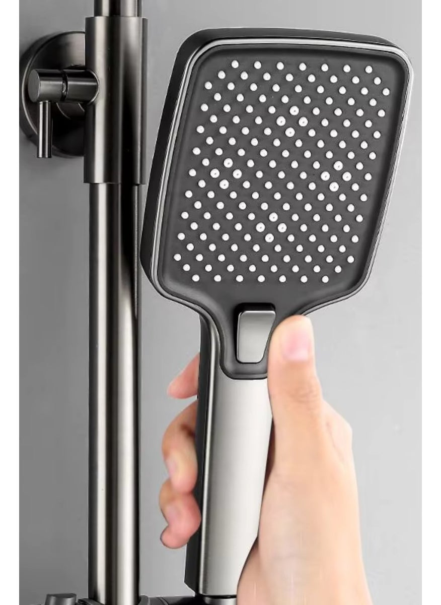 Digital LED Display Piano 5 Function Smart Robot Shower Set Piano Top Shower Set