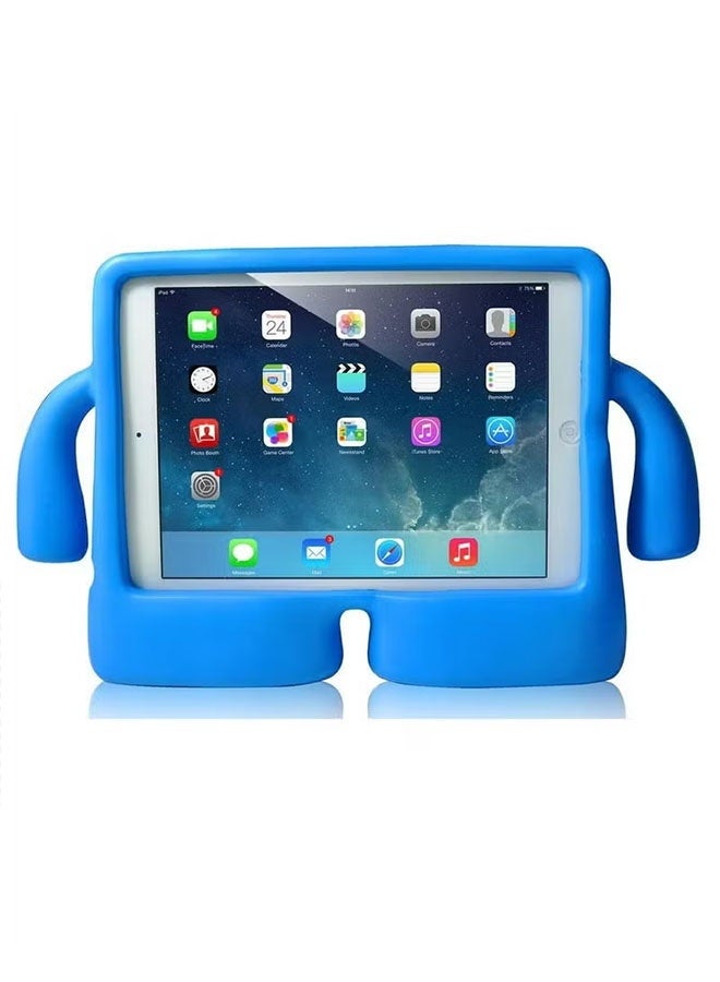 Kids Shock‑Proof EVA Case with Handle & Stand for iPad Air Air 2 9.7 Bright Durable Cover(Blue)