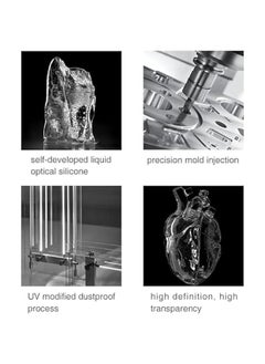 Generic for Airpods Pro 2 Case 3D Heart, Liquid Silicone Transparent Cover with Metal Keychain, Fantasy Design for Airpod Pro 2nd Generation Case, Anatomical Heart Ornament (Pink, for AirPods 3)  - Image 3