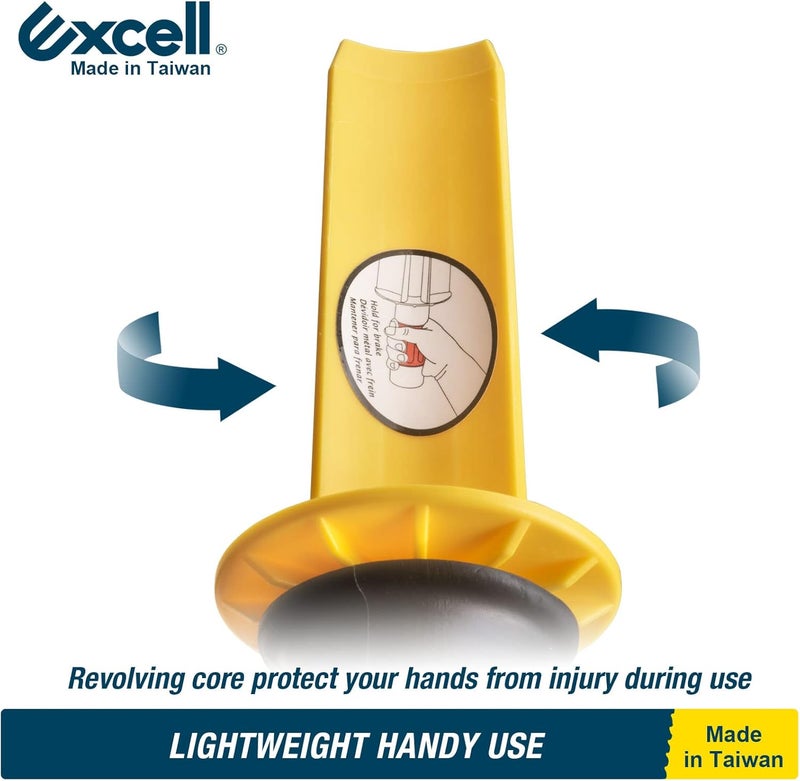 excell SF-1382 موزع فيلم التغليف المرن الصغير (نواة 1.5 بوصة)، لفافات مريحة، موزع فيلم مرن محمول باليد مع فرامل، للاستخدام في المكتب، المنزل، المتاجر والمخازن (1.5 بوصة) - Image 4