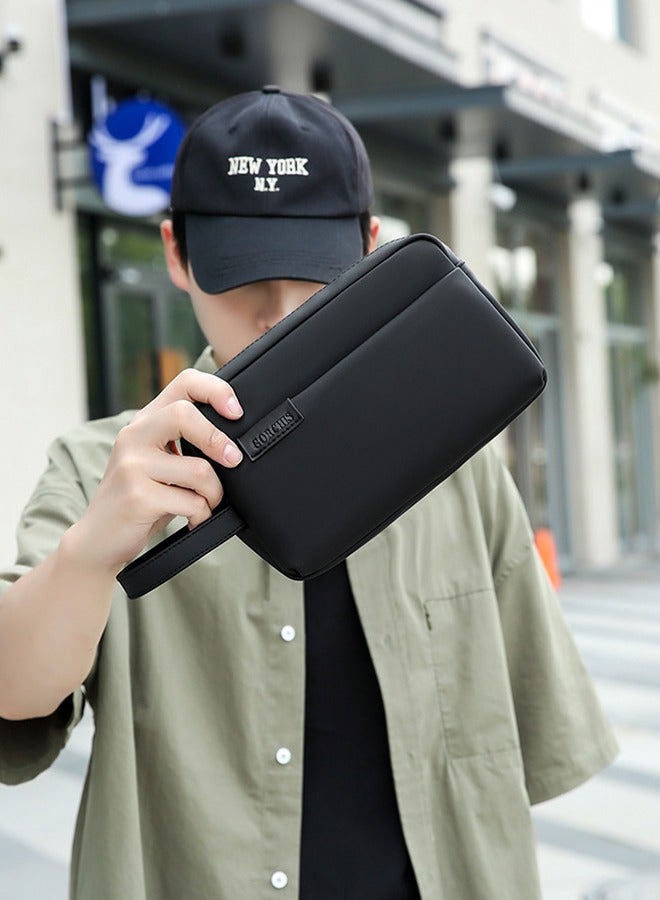 Men's Clutch Bag Waterproof Ultra-light High-End Multi-Pocket Clutch Bag Versatile Large Capacity Trendy Crossbody Bag - Lightweight, Stylish, Multifunctional - Image 2