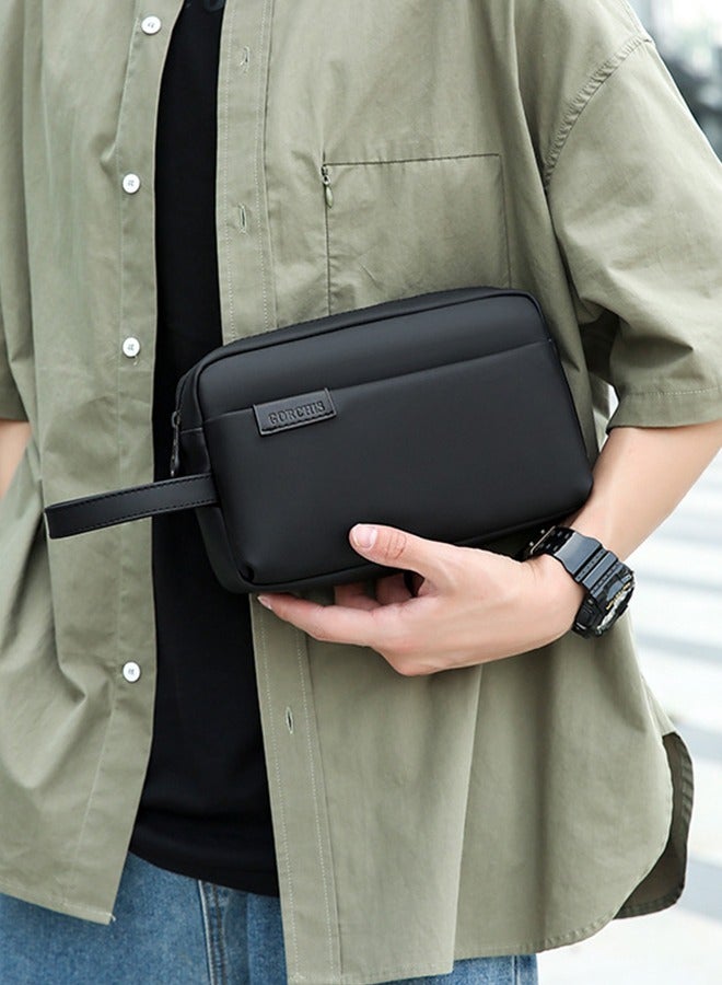 Men's Clutch Bag Waterproof Ultra-light High-End Multi-Pocket Clutch Bag Versatile Large Capacity Trendy Crossbody Bag - Lightweight, Stylish, Multifunctional - Image 4