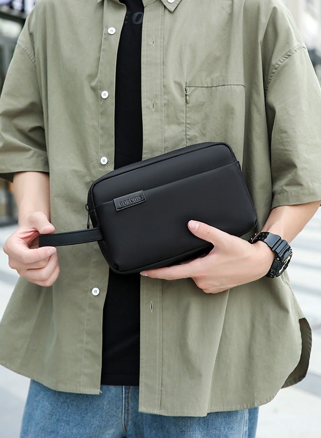 Men's Clutch Bag Waterproof Ultra-light High-End Multi-Pocket Clutch Bag Versatile Large Capacity Trendy Crossbody Bag - Lightweight, Stylish, Multifunctional - Image 3