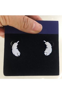 Generic Lightweight Feather Piercing Earrings for Women  - Image 2