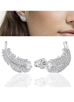 Generic Lightweight Feather Piercing Earrings for Women  - Image 4