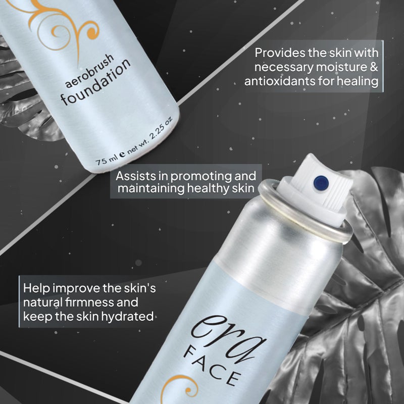 ERA Beauty ERA Face spray makeup (Y7 Carmel, 2.25 oz) - airbrush foundation, everyday, buildable, professional spray on cosmetics by Era Beauty - Image 4