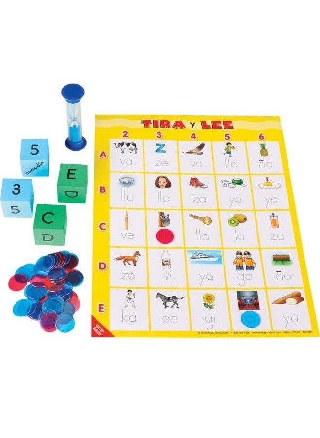 Really Good Stuff Tira Y Lee: Sílabas Directas (Roll And Read: Spanish Direct Syllables) 1 Game  - Image 5